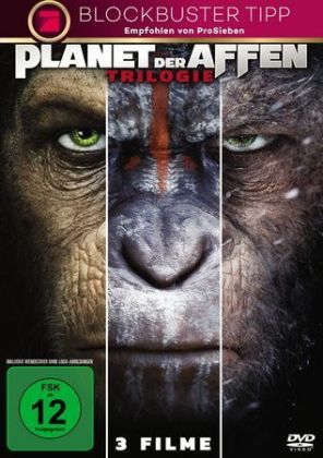 Planet der Affen Trilogie, 3 DVDs