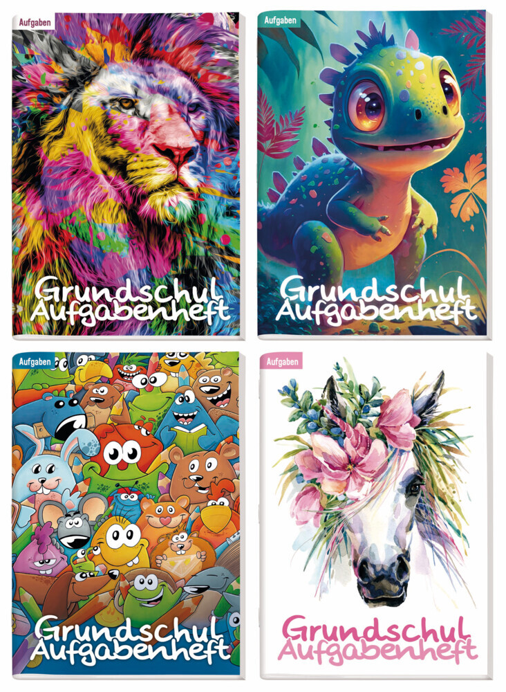 Lernfreunde Grundschul-Aufgabenheft mini A6 (sortiert) main product photo