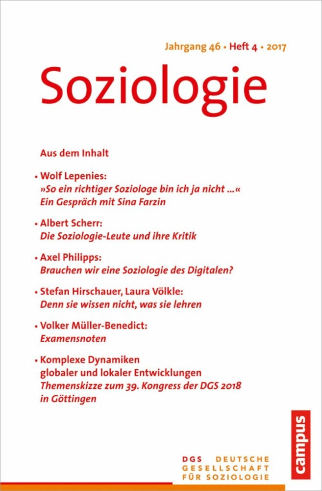 Soziologie 4.2017 main product photo