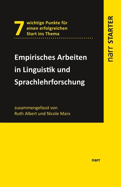 Empirisches Arbeiten in Linguistik und Sprachlehrforschung main product photo