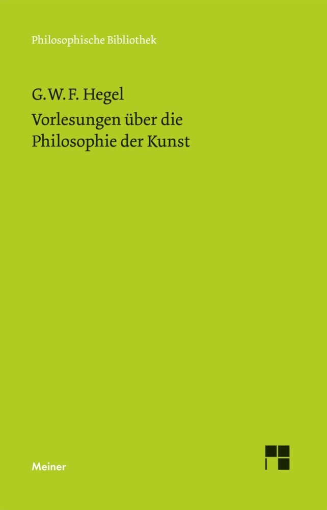 Vorlesungen über die Philosophie der Kunst main product photo