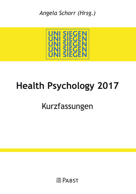 Health Psychology 2017 main product photo