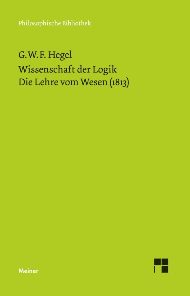 Wissenschaft der Logik. Erster Band. Die objektive Logik. Zweites Buch main product photo