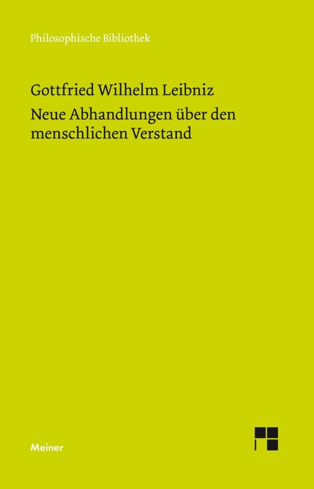Neue Abhandlungen über den menschlichen Verstand main product photo