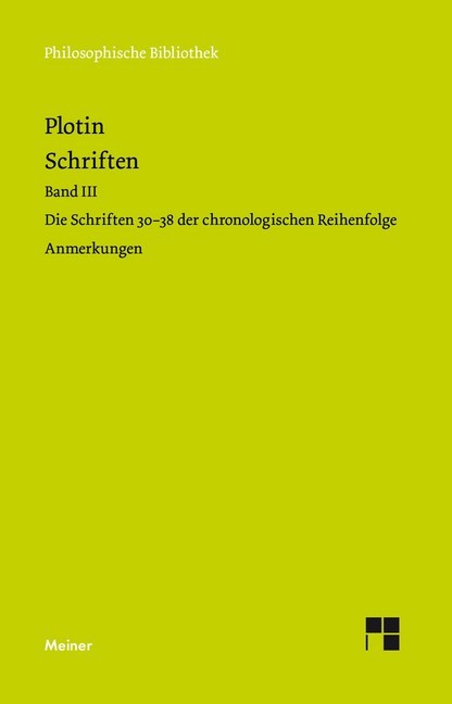 Schriften. Band III main product photo