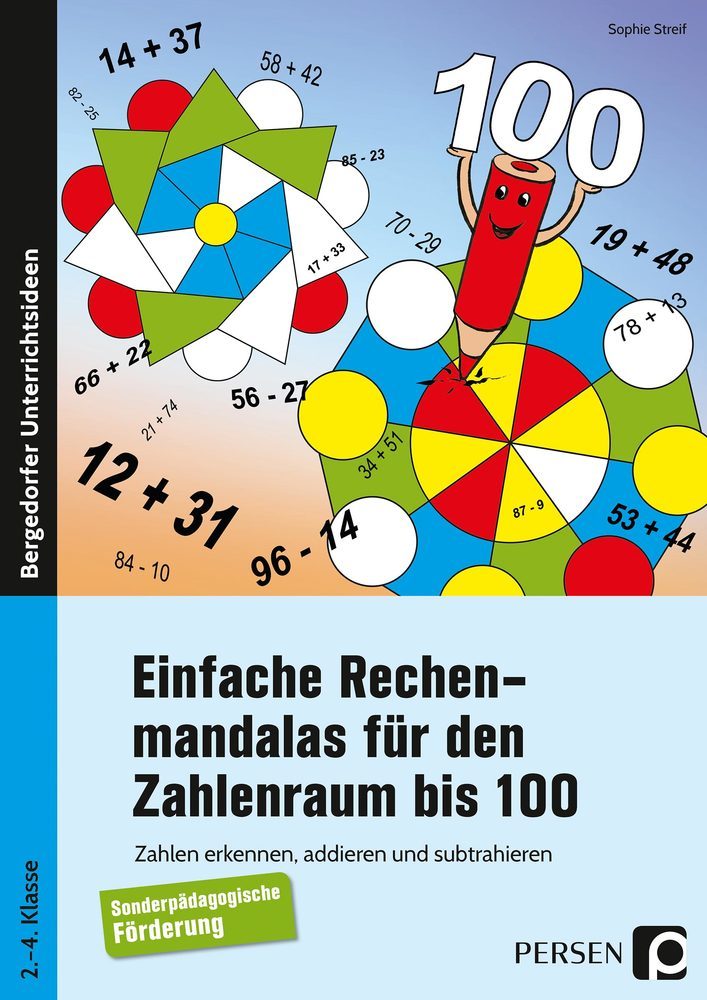 Einfache Rechenmandalas für den Zahlenraum bis 100 main product photo