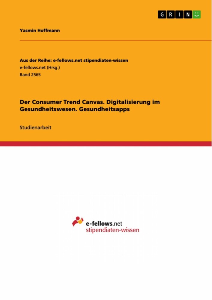 Der Consumer Trend Canvas. Digitalisierung im Gesundheitswesen. Gesundheitsapps main product photo