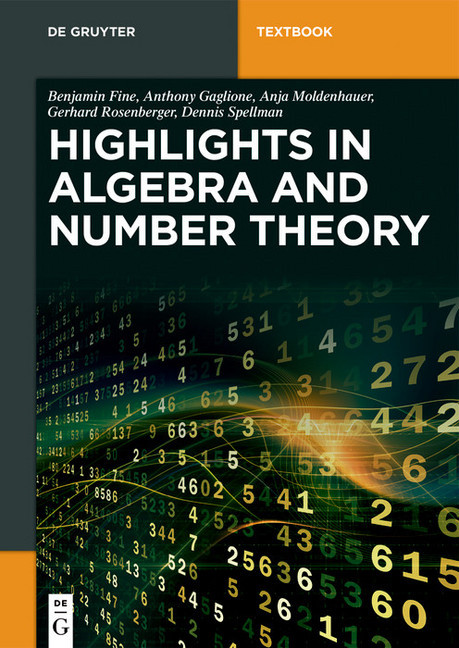 Algebra and Number Theory main product photo