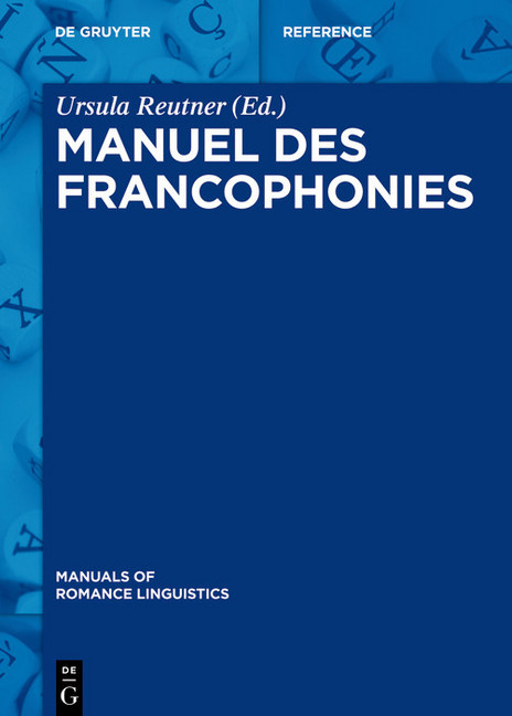 Manuel des francophonies main product photo