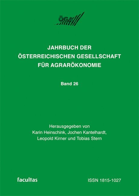 Jahrbuch der Österreichischen Gesellschaft für Agrarökonomie main product photo