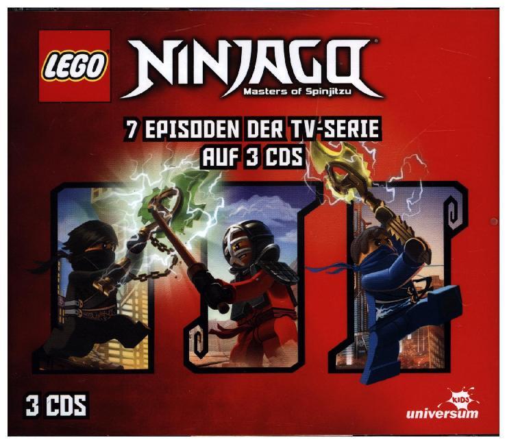 LEGO Ninjago Hörspielbox. Box.4, 3 Audio-CDs main product photo