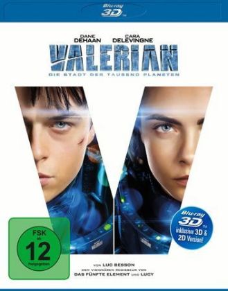 Valerian - Die Stadt der tausend Planeten 3D, 1 Blu-ray