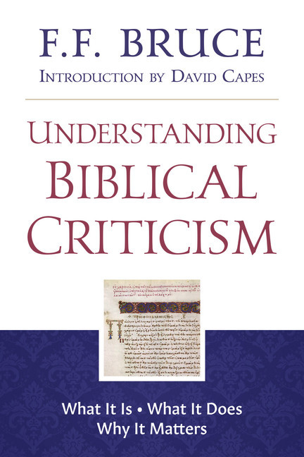 Understanding Biblical Criticism main product photo