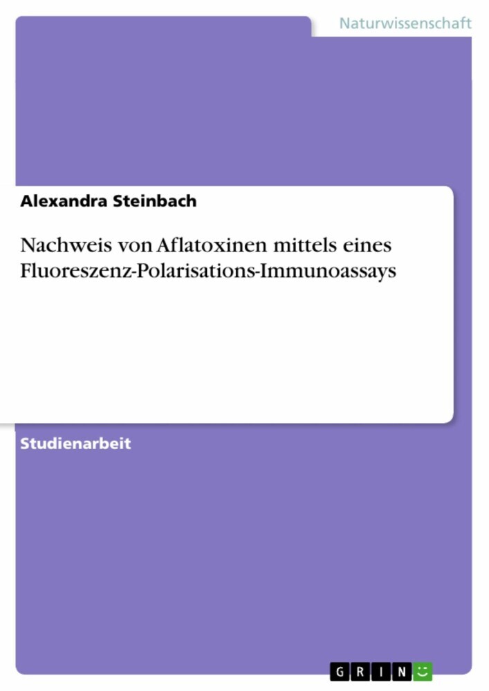 Nachweis von Aflatoxinen mittels eines Fluoreszenz-Polarisations-Immunoassays main product photo