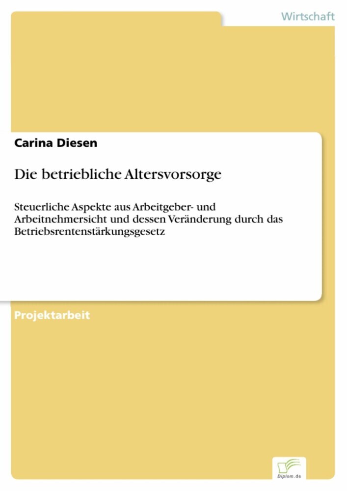 Die betriebliche Altersvorsorge main product photo