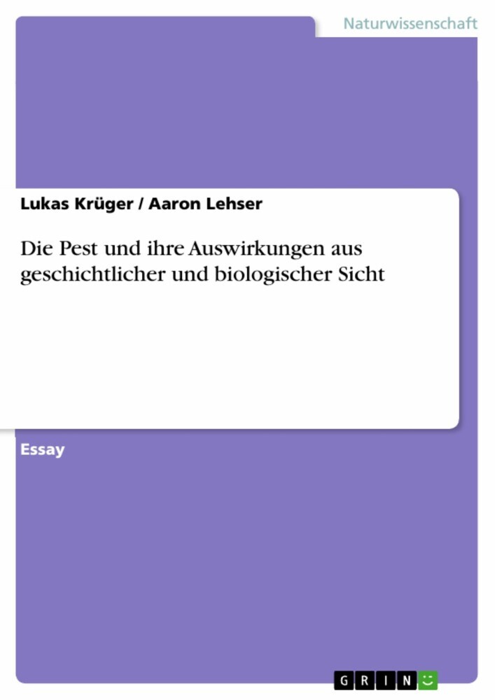 Die Pest und ihre Auswirkungen aus geschichtlicher und biologischer Sicht main product photo