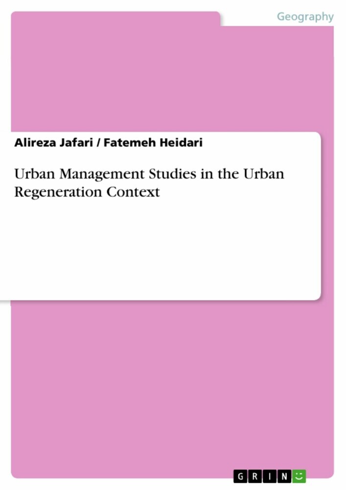 Urban Management Studies in the Urban Regeneration Context main product photo