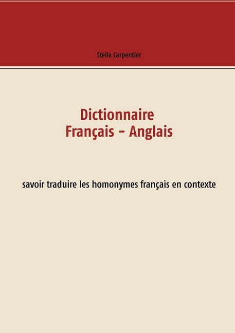 Dictionnaire Français - Anglais main product photo