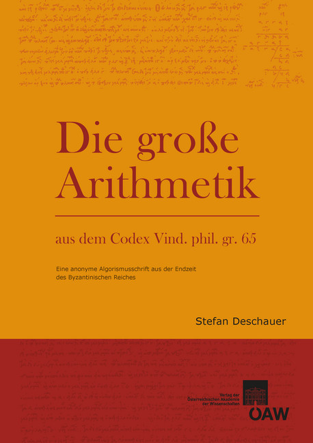 Die Große Arithmetik aus dem Codex Vind. phil. gr. 65 main product photo