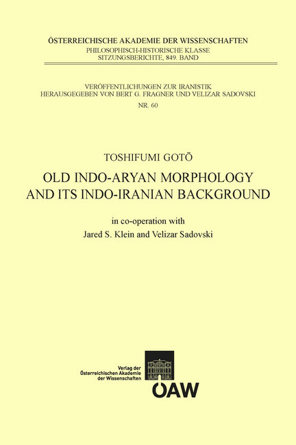 Old Indo-aryan Morphology and its Indo-iranian Background main product photo