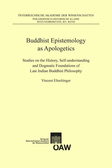 Buddhist Epistemology as Apologetics main product photo