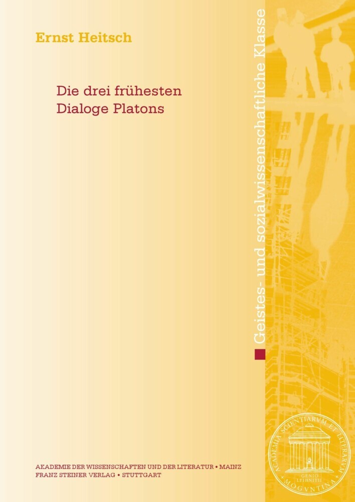 Die drei frühesten Dialoge Platons main product photo