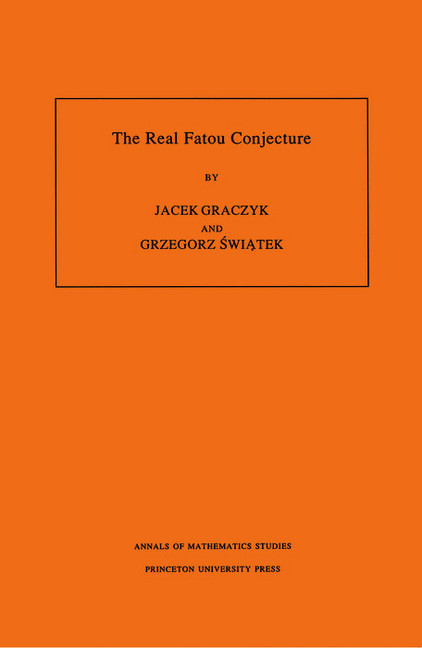 The Real Fatou Conjecture. (AM-144) main product photo