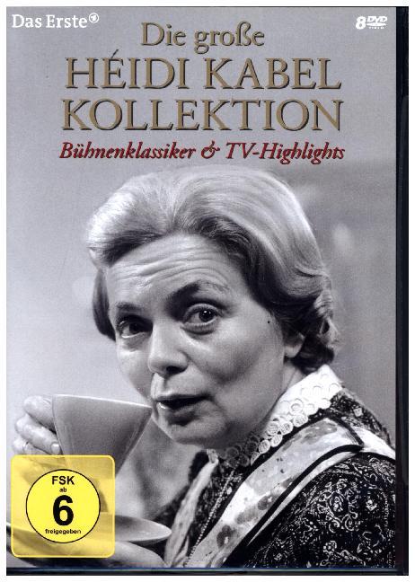 Die große Heidi Kabel Kollektion - Bühnenklassiker & TV-Highlights, 8 DVD main product photo