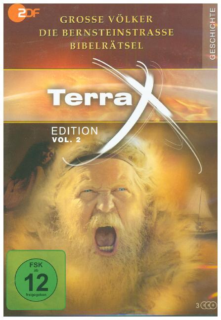 Terra X - Edition - Die Bernsteinstraße/Bibelrätsel/Große Völker. Vol.2, 3 DVD main product photo