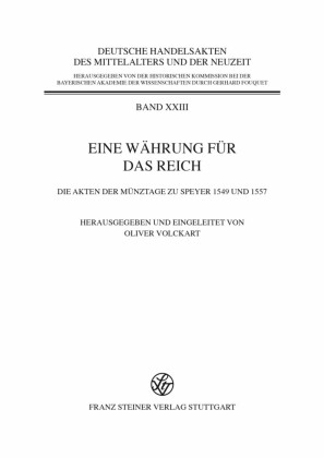 Eine Währung für das Reich