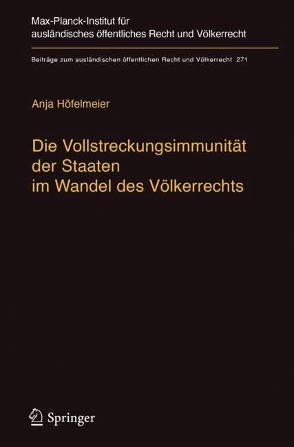Die Vollstreckungsimmunität der Staaten im Wandel des Völkerrechts main product photo