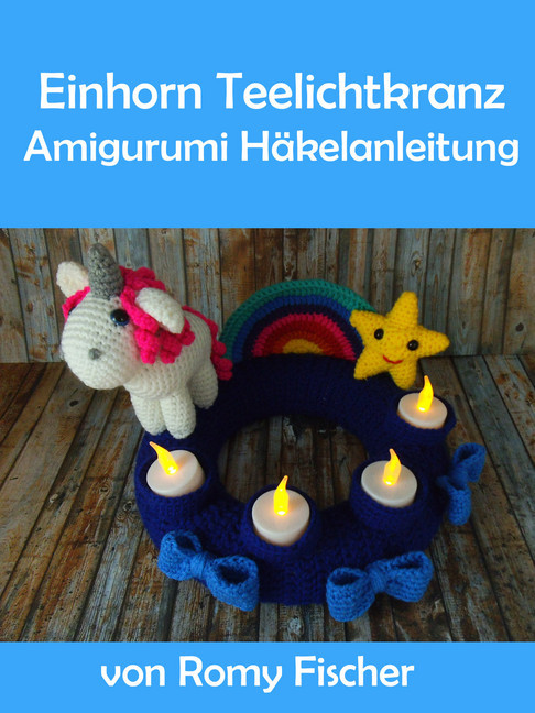 Einhorn Teelichtkranz main product photo
