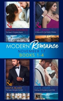 Modern Romance Collection: November 2017 Books 1 - 4 (Mills & Boon e-Book Collections) (One Night With Consequences, Book 35)