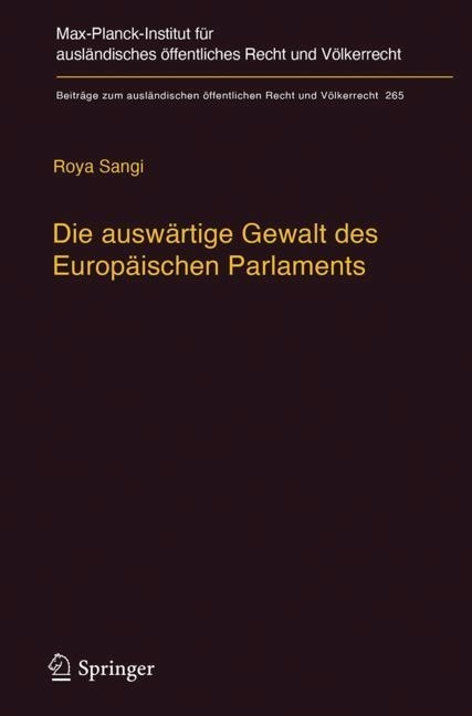 Die auswärtige Gewalt des Europäischen Parlaments main product photo