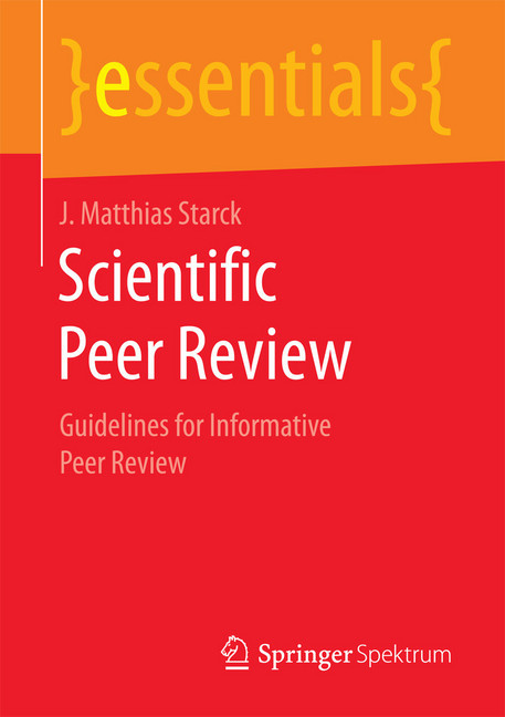 Scientific Peer Review main product photo