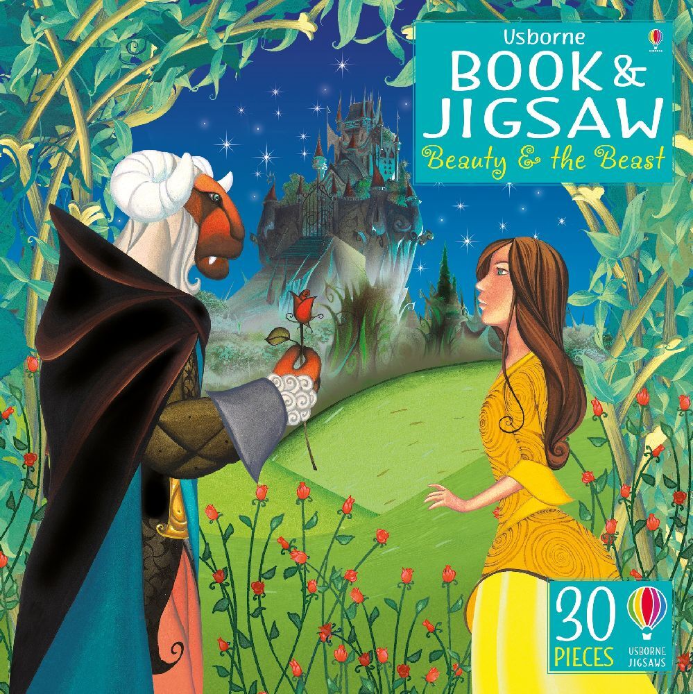 Usborne Book and Jigsaw Beauty and the Beast main product photo
