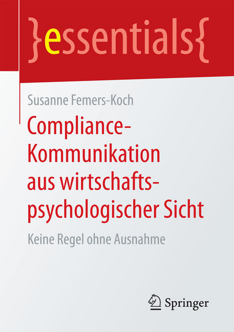 Compliance-Kommunikation aus wirtschaftspsychologischer Sicht main product photo