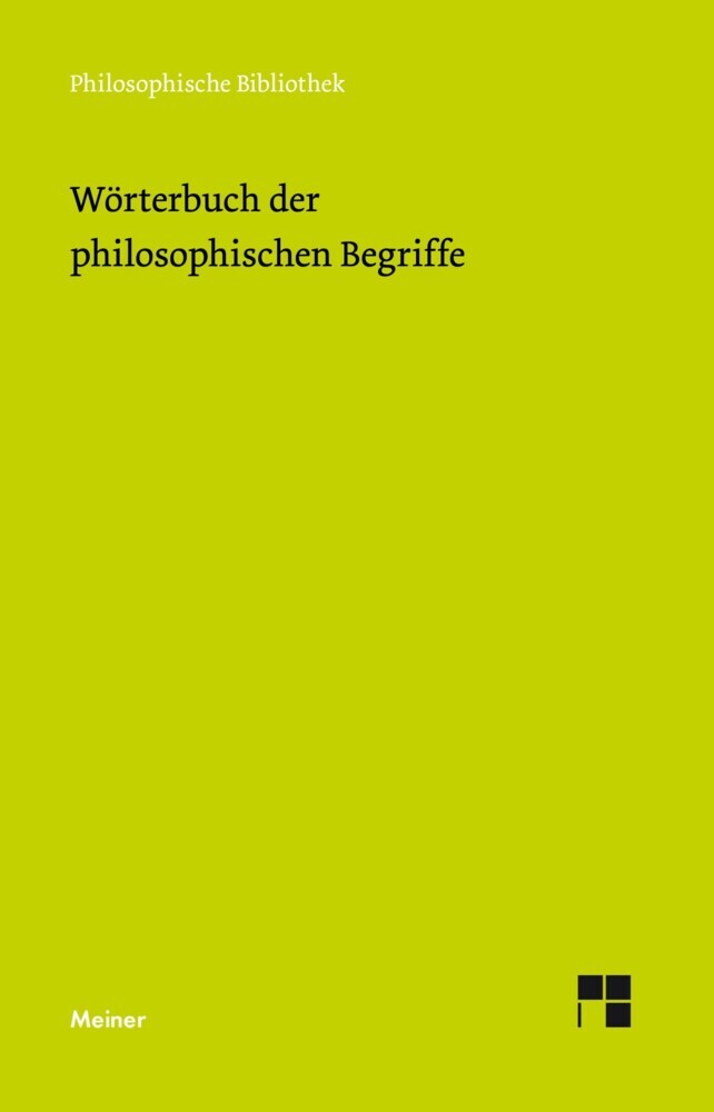 Wörterbuch der philosophischen Begriffe main product photo