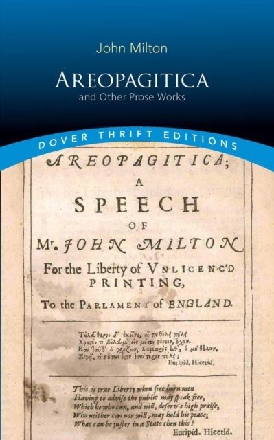 Areopagitica and Other Prose Works main product photo