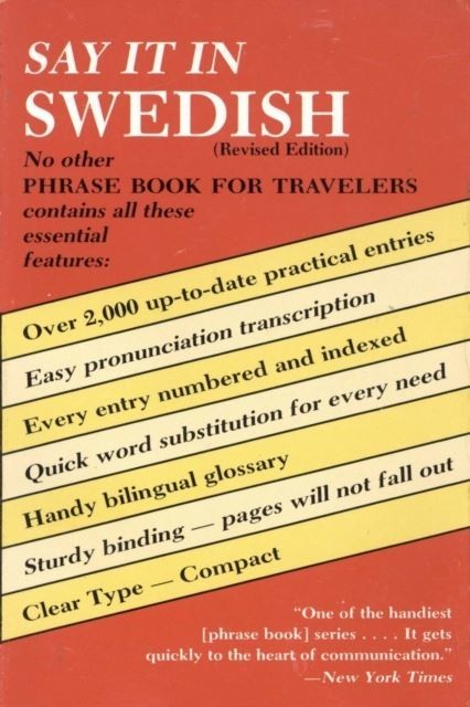 Say It in Swedish (Revised) main product photo