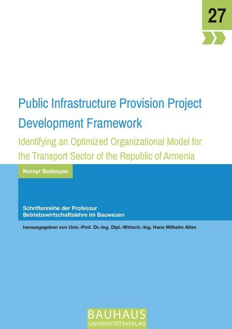 Public Infrastructure Provision Project Development Framework main product photo