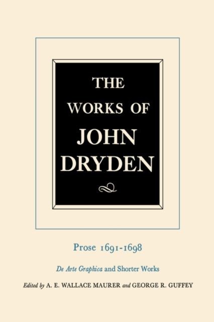 Works of John Dryden, Volume XX main product photo