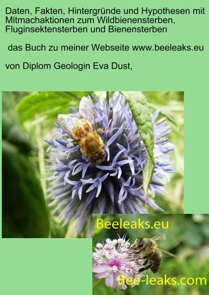 Daten, Fakten, Hintergründe und Hypothesen mit Mitmachaktionen zum Wildbienensterben, Fluginsektensterben und Bienensterben main product photo