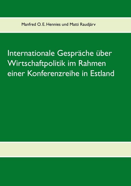 Internationale Gespräche über Wirtschaftpolitik im Rahmen einer Konferenzreihe in Estland main product photo