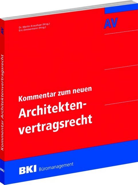 Kommentar zum neuen Architektenvertragsrecht main product photo