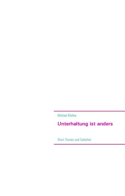 Unterhaltung ist anders main product photo