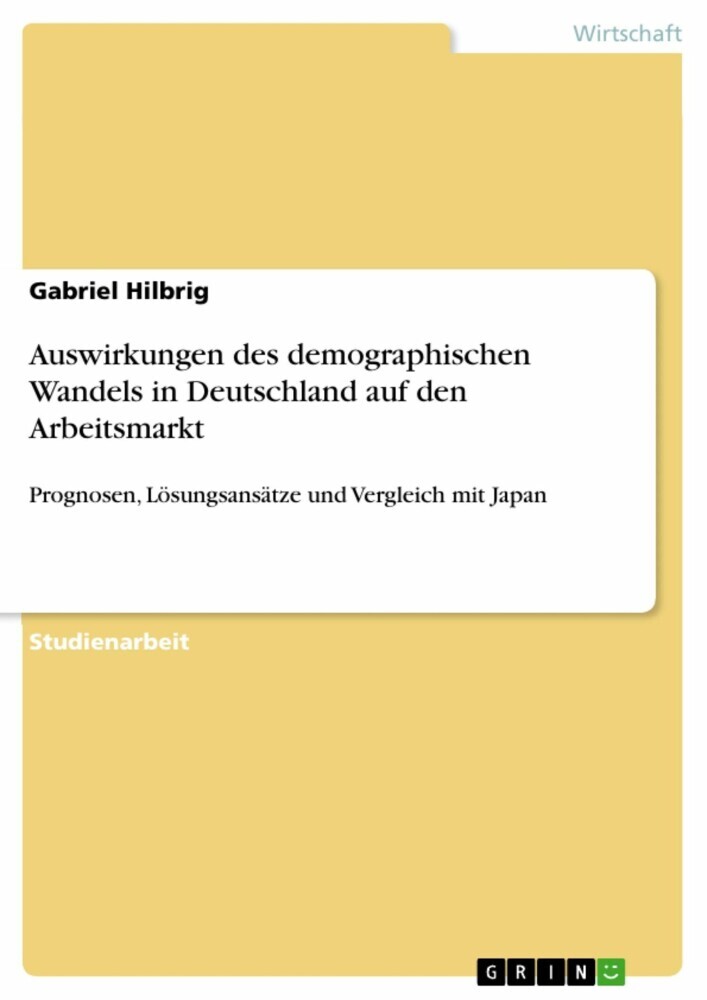 Auswirkungen des demographischen Wandels in Deutschland auf den Arbeitsmarkt main product photo