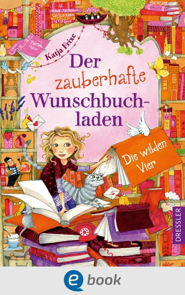 Der zauberhafte Wunschbuchladen 4. Die wilden Vier main product photo