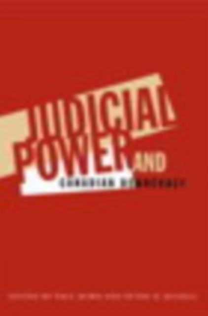 Judicial Power and Canadian Democracy main product photo