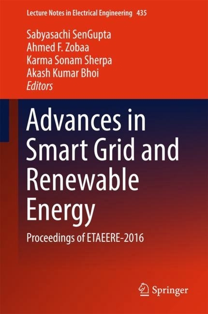 Advances in Smart Grid and Renewable Energy main product photo